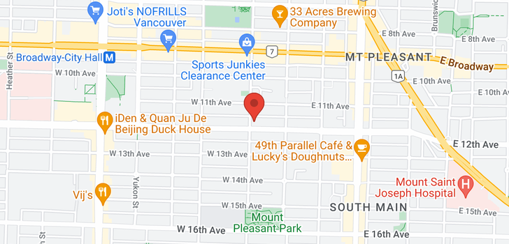 map of 93-97 W 12TH AVENUE